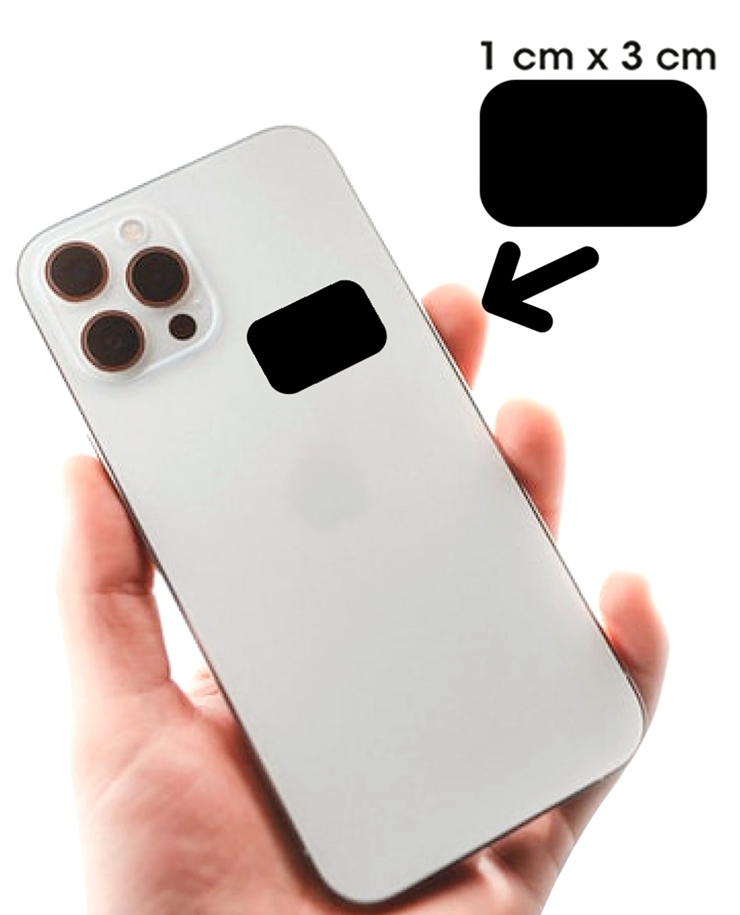 PLAQUETTE AUTO-COLLANTE POUR CELLULAIRE